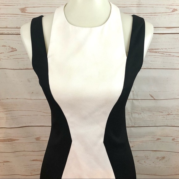 Keepsake The Label Colorblock Cutout Geometric Sheath Dress - Picture 2 of 9